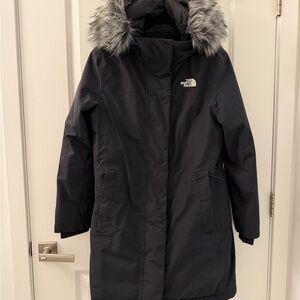The North Face Arctic Parka with Faux Fur Trim